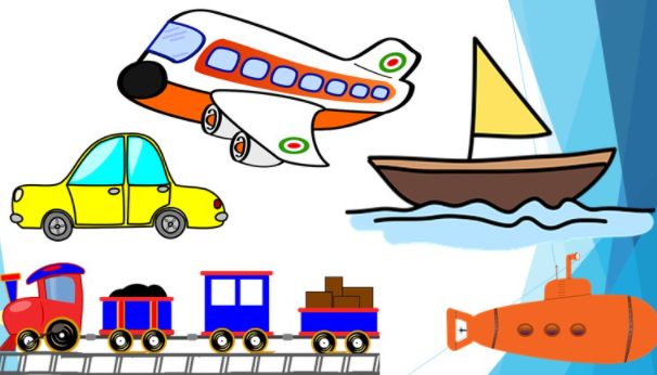 transportation speech flashcards for toddler