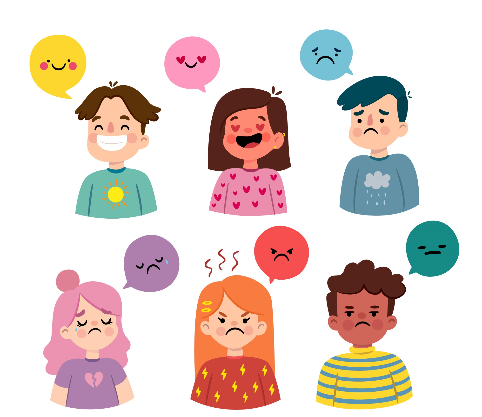 Emotion speech flashcards for toddler