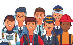 Profession speech flashcards for toddler